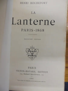 LA LANTERNE, PARIS-1868