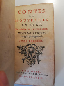 Contes et Nouvelles en vers. TOME I