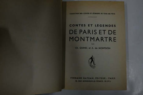 Contes et légendes de Paris et de Montmartre. Ch. Quinel et A. de Montgon