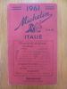 Guide Michelin Italie 1961. COLLECTIF
