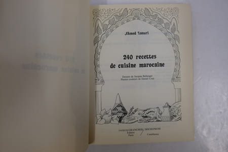240 recettes de cuisine marocaine