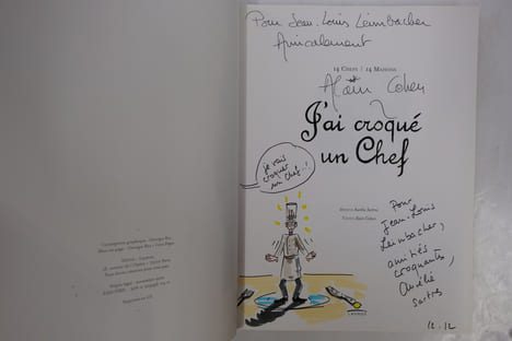 J'ai croqué un chef. Alain Cohen - Aurélie Sartes