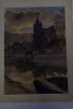 Aquarelle réprésentant Dole ( Jura ) / Mars 1911 / 19 x 26,5 cm. André Debergue