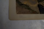 Aquarelle réprésentant Dole ( Jura ) / Mars 1911 / 19 x 26,5 cm. André Debergue