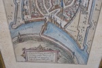 Estampes réprésentant des plans de Grenoble & Romans. Frans Hogenberg