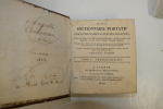 Nouveau dictionnaire portatif françois-italien et italien-françois, tome I françois-italien, troisième édition. 