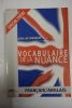 Vocabulaire de la nuance français-anglais
. Jean-Luc Bordron