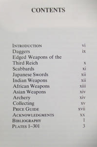 SWORDS AND DAGGERS. An illustrated reference guide for collectors.