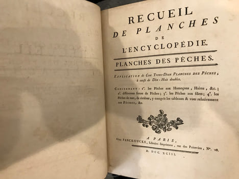 Recueil de planches de l'Encyclopédie - Planches des pêches - Explication de Cent Trente-Deux Planches des Pêches, à cause de Dix-Huit doubles. ...