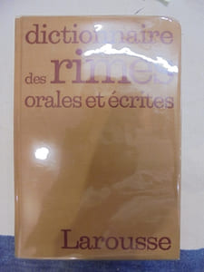 Dictionnaire des Rimes Orales et Écrites