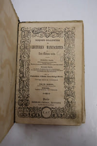 LECONS GRADUEES DE LECTURES MANUSCRITES - OU CHOIX D'ECRITURES VARIEES. 