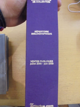 L'Argus du livre de collection. - Répertoire bibliographique. - Ventes publiques juillet 2002 - juin 2003.. Collectif.