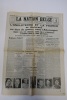 La Nation Belge 4 septembre 1939 N° 247 : L'Angleterre et la France se déclarent en état de guerre avec l'Allemagne.
. Coll