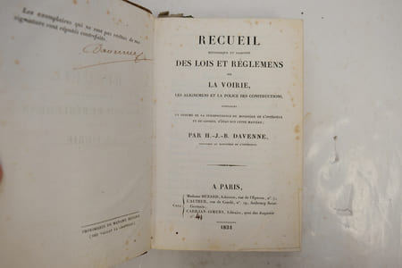 Recueil méthodique et raisonné des lois et règlements sur la voirie, les alignements et la police des constructions