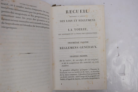 Recueil méthodique et raisonné des lois et règlements sur la voirie, les alignements et la police des constructions