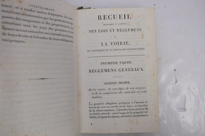 Recueil méthodique et raisonné des lois et règlements sur la voirie, les alignements et la police des constructions