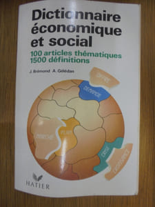 Dictionnaire économique et social - 100 articles thématiques, 1500 définitions