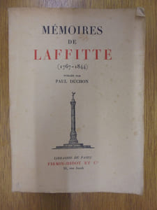 Mémoires de Laffitte (1767-1844)