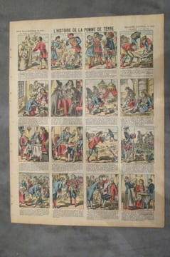 L'HISTOIRE DE LA POMME DE TERRE.. Série Encyclopédique GLUCQ des Leçons de Choses Illustrées.