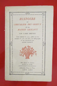 HISTOIRE DU CHEVALIER DES GRIEUX ET DE MANON LESCAUT