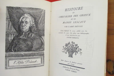 HISTOIRE DU CHEVALIER DES GRIEUX ET DE MANON LESCAUT