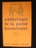 Anthologie de la poésie hermétique .. Claude d'Ygé .