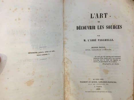 L'art de découvrir les sources. Abbé Paramelle