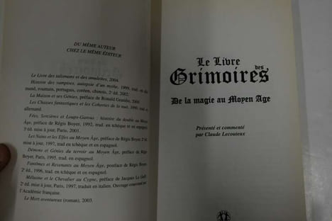 Le livre des grimoires: De la magie au Moyen Age. Claude Lecouteux