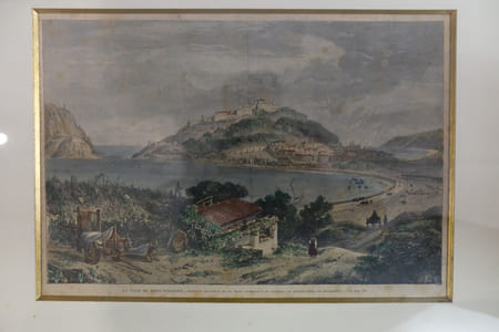Puerto et cuidad de San Sébastian.
Port et ville de saint Sébastien.