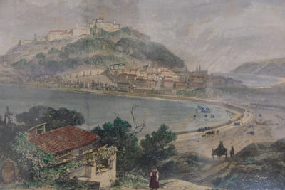 Puerto et cuidad de San Sébastian.
Port et ville de saint Sébastien.