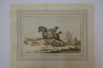 Hounds in full cry / Chien de chasse en plein cri. James Gillray (1756-1815)