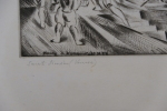 Gravure de l'Eglise Saint-Simeon. Venise. Signée.. Henry de Waroquier (1881-1970)