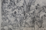 Laban à la recherche d'idoles parmi les possessions de la famille de Joseph. Giovanni Benedetto Castiglione (1609-1664)