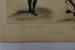Peuple de la Sénégambie . Lithographie d'après Mr Raffenel
