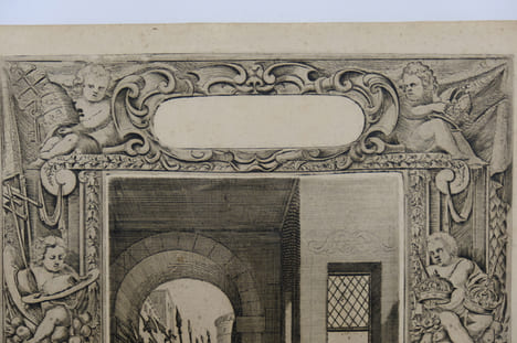 Saint Benoît fait reculer du geste un faux roi envoyé par le Roi Totila pour éprouver ses facultés de divination. Sébastien Leclerc (1637-1714)