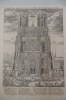 Le somptueux Frontispice de l'Eglise Notre Dame de Reims, ville du sacre. Nicolas de son (16 ème siècle)