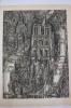 Vue sur Notre-Dame de Paris. Albert Decaris (1901-1988)