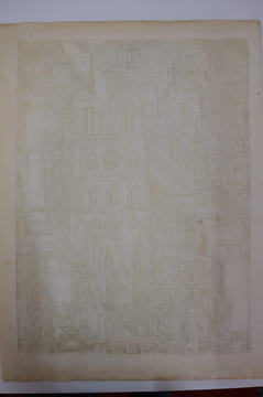 Vue sur Notre-Dame de Paris. Albert Decaris (1901-1988)