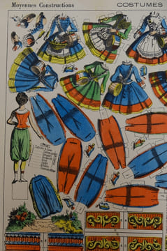 Costumes de Cantinières. Imagerie épinal Pellerin et Cie