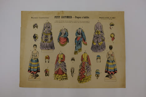 Petit costumier - Poupées à habiller. Imagerie d'Epinal Pellerin et Cie