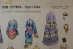 Petit costumier - Poupées à habiller. Imagerie d'Epinal Pellerin et Cie