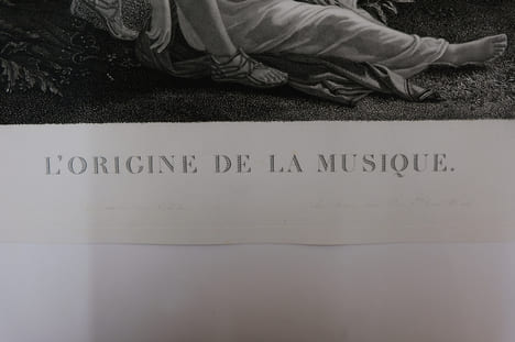 L'origine de la Musique. Jean Marie Gudin (1782-18..)