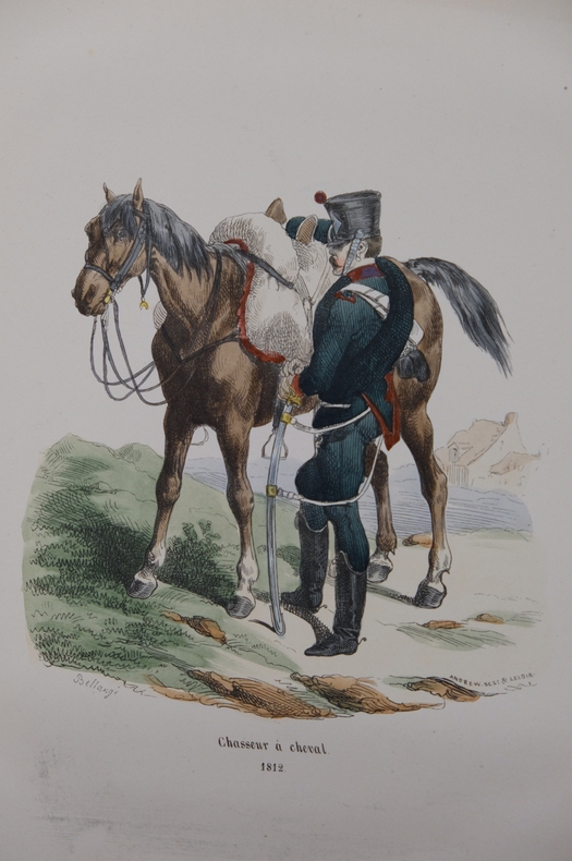 Hippolyte Bellang 1800 1866 Chasseur cheval Livre Rare Book