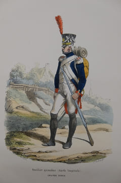 Fusilier grenadier, garde impérial en grande tenue. Hippolyte Bellangé (1800-1866)