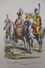Timbalier des chevau-légers Polonais
Trompette des chasseurs à cheval
Garde impérial, 1812. Hippolyte Bellangé (1800-1866)