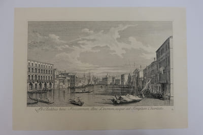 Vue du palais Foscari jusqu'à l'église de la Charité