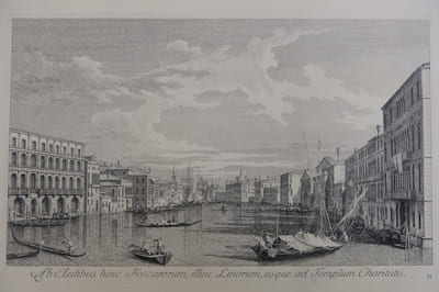 Vue du palais Foscari jusqu'à l'église de la Charité