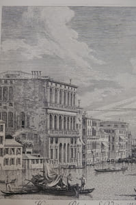 Vue sur le Grand Canal depuis la rue San Vitus.