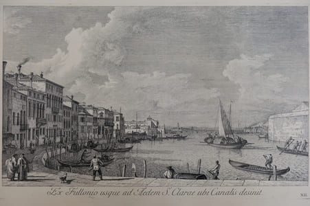 Ex fullonio usque ad Aedem S.Clarae ubi Canalis desinit