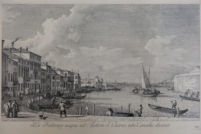 Ex fullonio usque ad Aedem S.Clarae ubi Canalis desinit